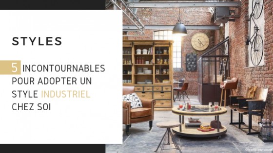 Déco industrielle : les 3 matières incontournables